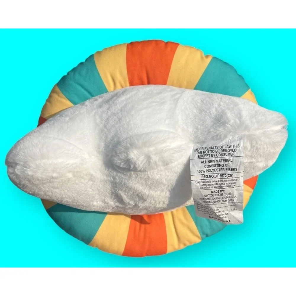 Martha Stewart Summerween Plush Ghost Pillow Sunglasses/Pool Floaty Halloween